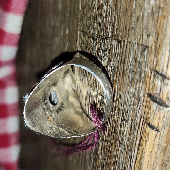 Dichroic Glass Ring - Picture 3 of 8